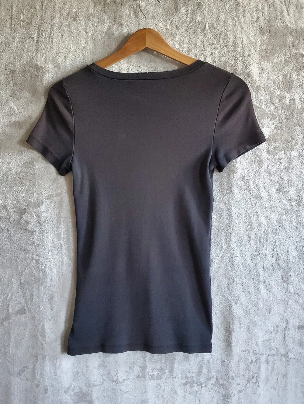 J.Crew Perfect Fit Tee Womens S Gray Crewneck Short Sleeve Cotton Minimalist